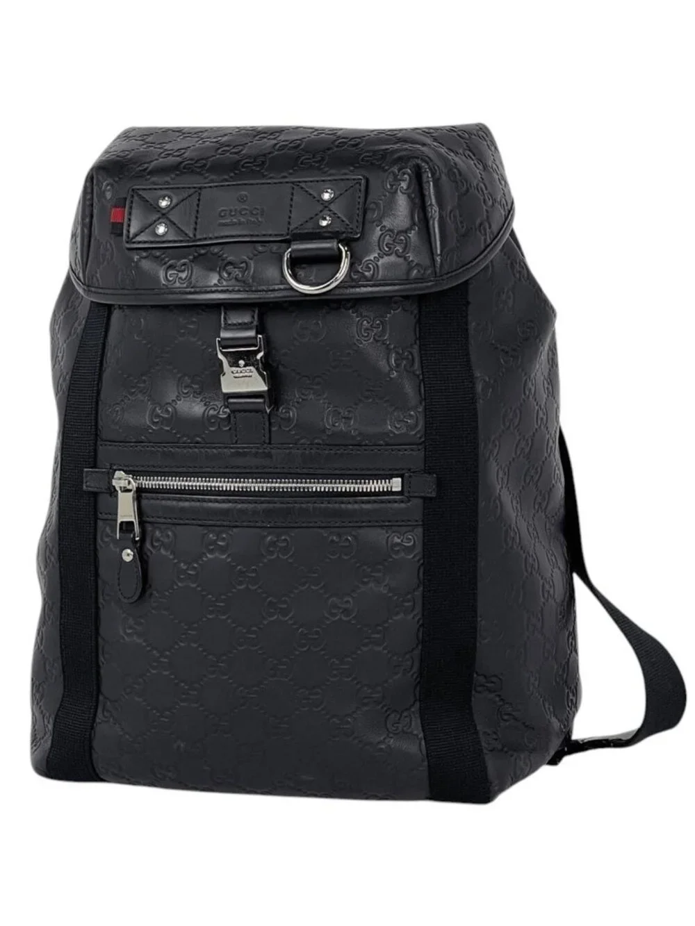 Gucci Backpack Guccissima Leather Navy